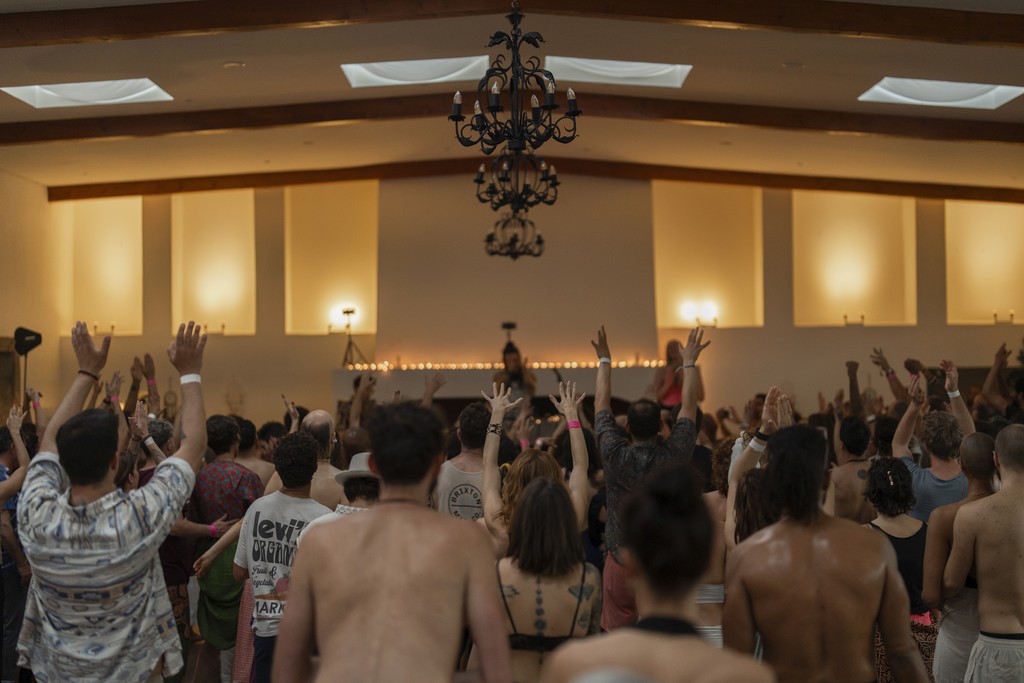 DOMA village outdoor area and trees